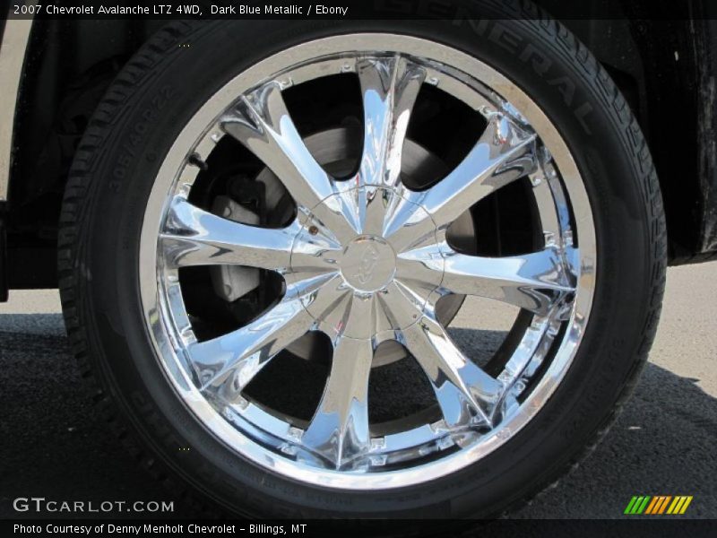 Dark Blue Metallic / Ebony 2007 Chevrolet Avalanche LTZ 4WD