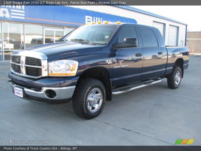 Patriot Blue Pearl / Medium Slate Gray 2006 Dodge Ram 2500 SLT Mega Cab 4x4