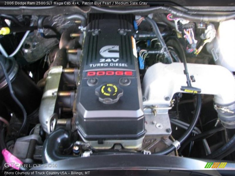 Patriot Blue Pearl / Medium Slate Gray 2006 Dodge Ram 2500 SLT Mega Cab 4x4