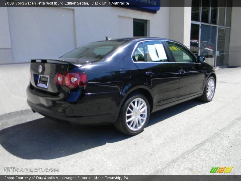 Black Uni / Anthracite 2009 Volkswagen Jetta Wolfsburg Edition Sedan