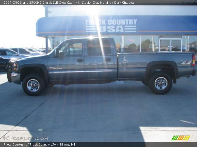 Stealth Gray Metallic / Dark Charcoal 2007 GMC Sierra 2500HD Classic SLE Crew Cab 4x4