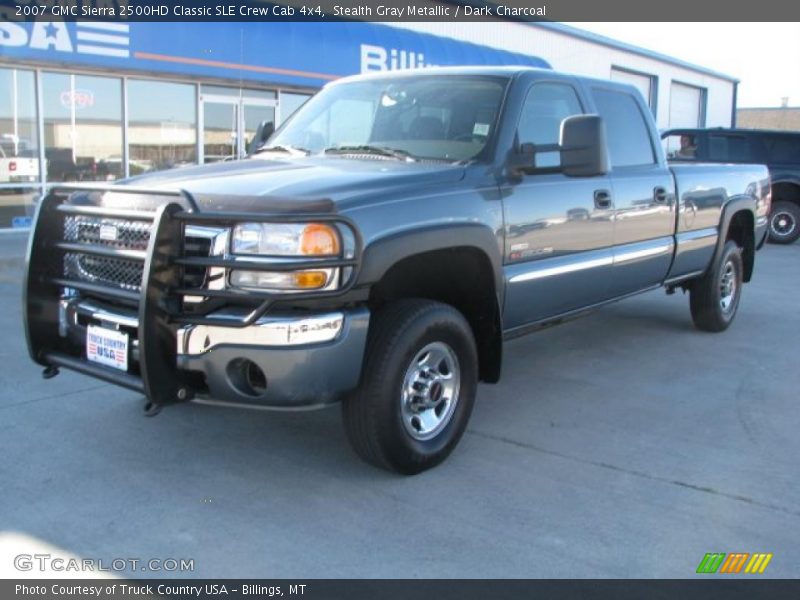 Stealth Gray Metallic / Dark Charcoal 2007 GMC Sierra 2500HD Classic SLE Crew Cab 4x4
