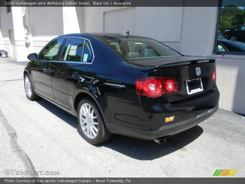 Black Uni / Anthracite 2009 Volkswagen Jetta Wolfsburg Edition Sedan