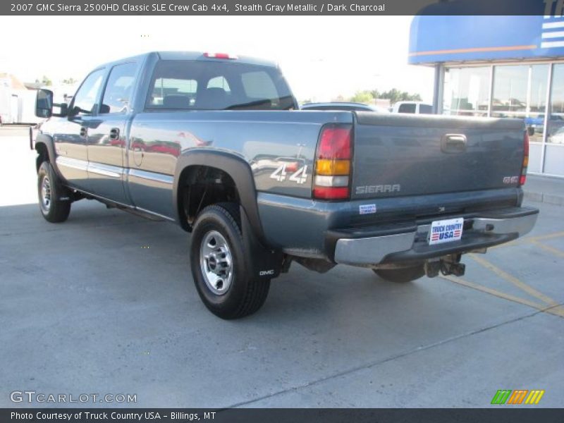 Stealth Gray Metallic / Dark Charcoal 2007 GMC Sierra 2500HD Classic SLE Crew Cab 4x4