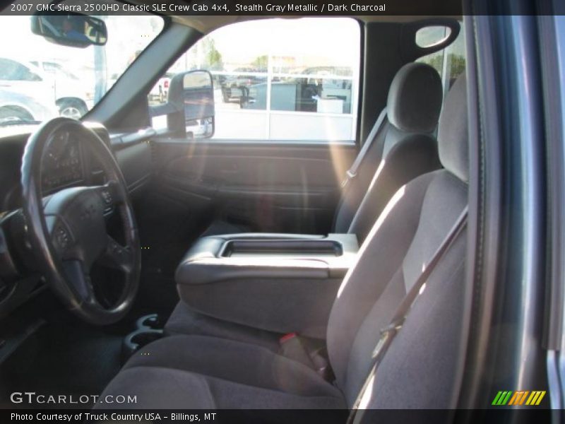 Stealth Gray Metallic / Dark Charcoal 2007 GMC Sierra 2500HD Classic SLE Crew Cab 4x4