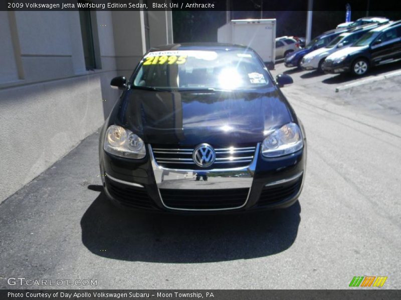 Black Uni / Anthracite 2009 Volkswagen Jetta Wolfsburg Edition Sedan
