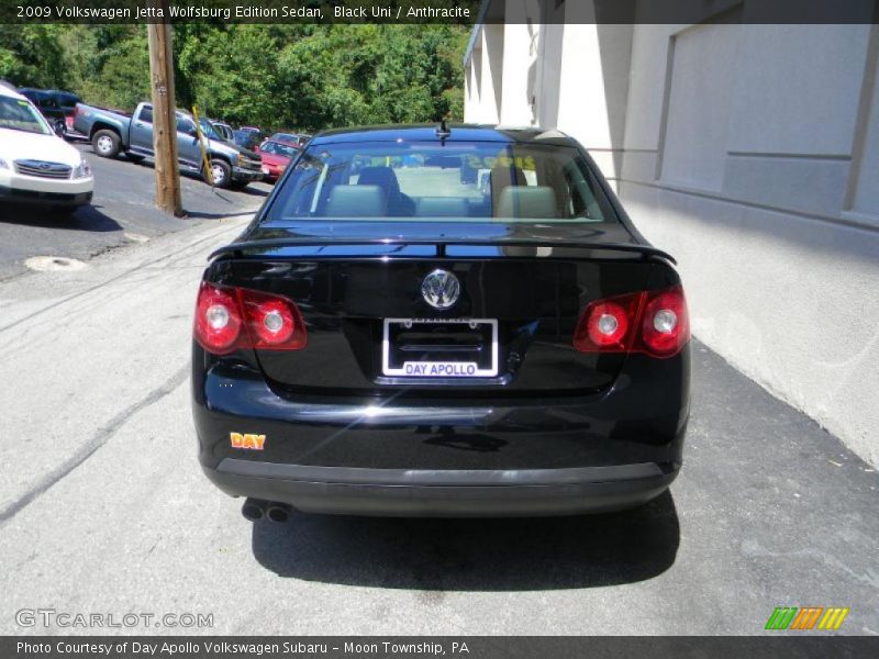Black Uni / Anthracite 2009 Volkswagen Jetta Wolfsburg Edition Sedan