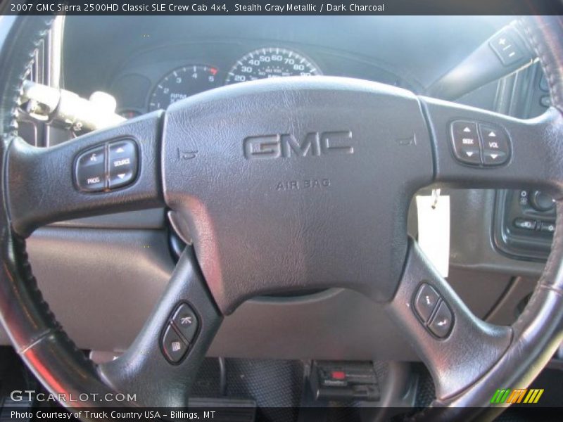 Stealth Gray Metallic / Dark Charcoal 2007 GMC Sierra 2500HD Classic SLE Crew Cab 4x4