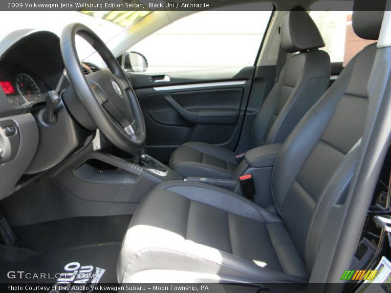Black Uni / Anthracite 2009 Volkswagen Jetta Wolfsburg Edition Sedan