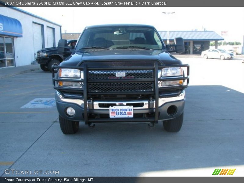 Stealth Gray Metallic / Dark Charcoal 2007 GMC Sierra 2500HD Classic SLE Crew Cab 4x4