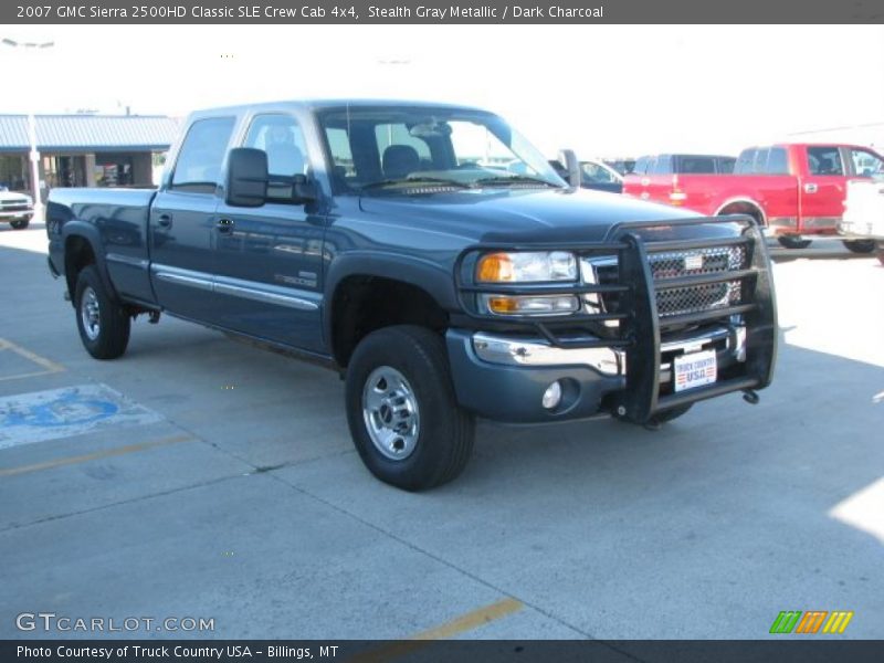 Stealth Gray Metallic / Dark Charcoal 2007 GMC Sierra 2500HD Classic SLE Crew Cab 4x4