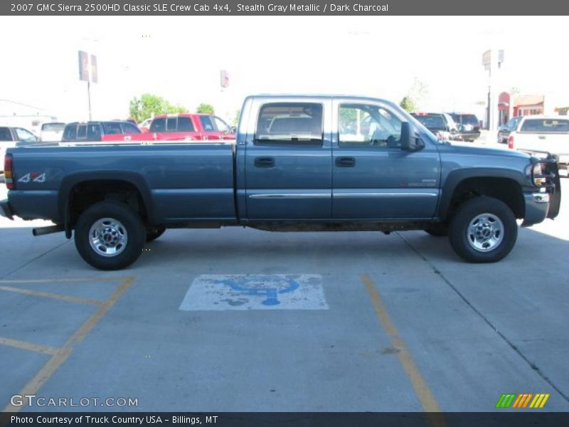Stealth Gray Metallic / Dark Charcoal 2007 GMC Sierra 2500HD Classic SLE Crew Cab 4x4