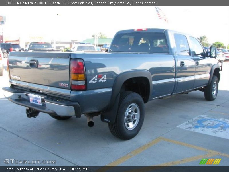 Stealth Gray Metallic / Dark Charcoal 2007 GMC Sierra 2500HD Classic SLE Crew Cab 4x4