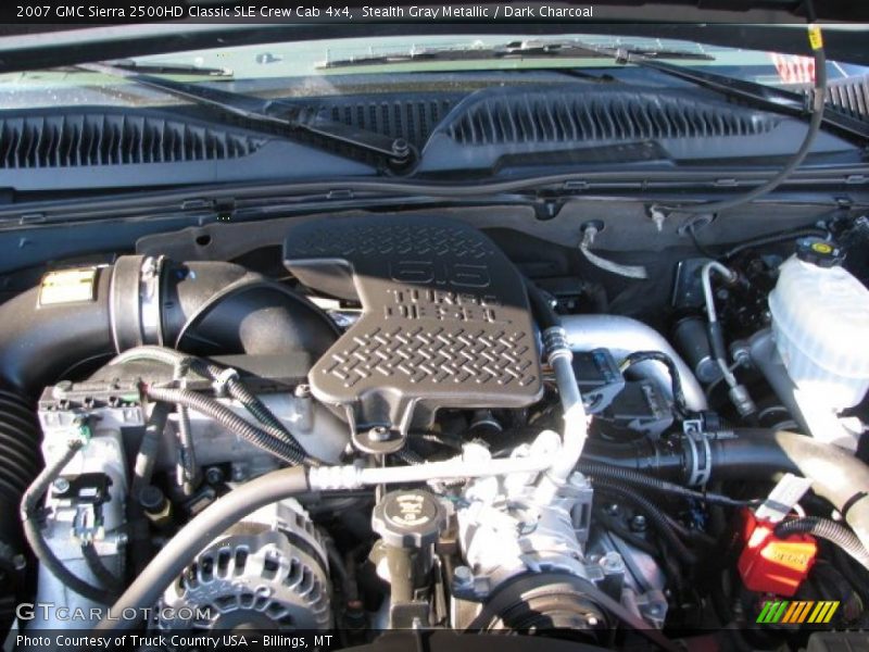 Stealth Gray Metallic / Dark Charcoal 2007 GMC Sierra 2500HD Classic SLE Crew Cab 4x4