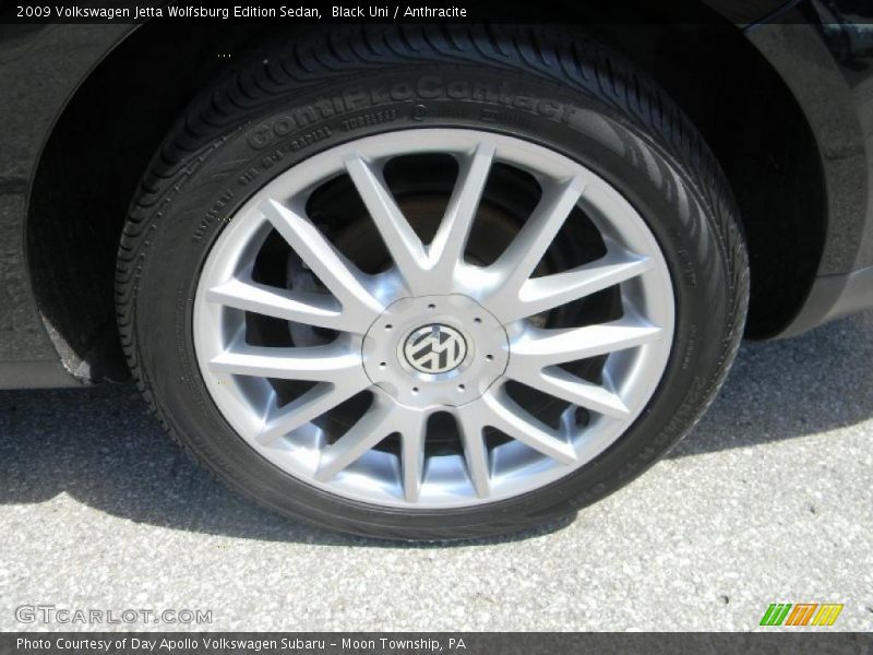 Black Uni / Anthracite 2009 Volkswagen Jetta Wolfsburg Edition Sedan