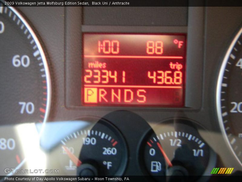 Black Uni / Anthracite 2009 Volkswagen Jetta Wolfsburg Edition Sedan