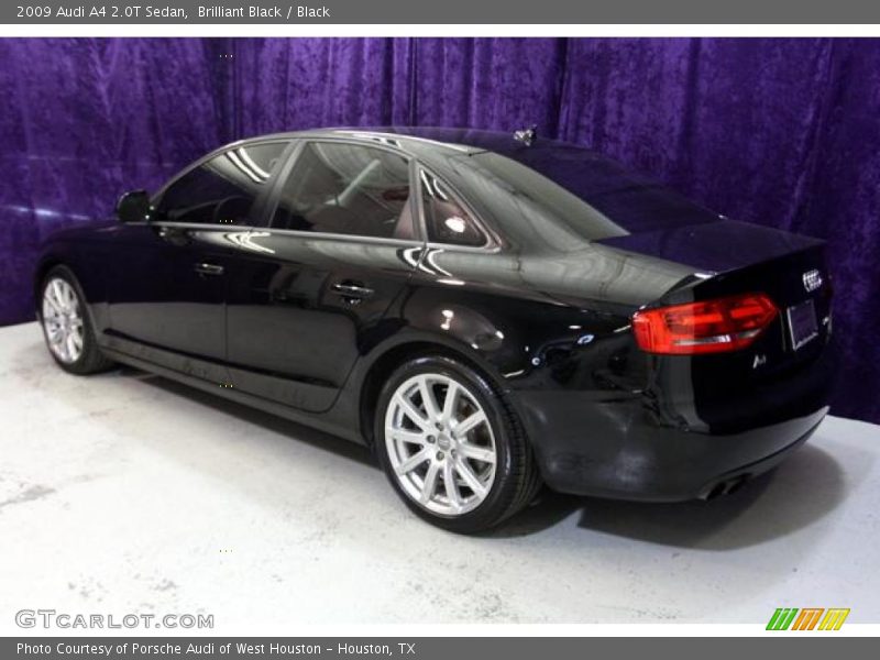 Brilliant Black / Black 2009 Audi A4 2.0T Sedan