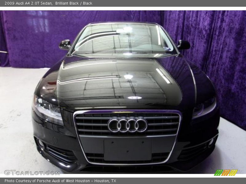 Brilliant Black / Black 2009 Audi A4 2.0T Sedan