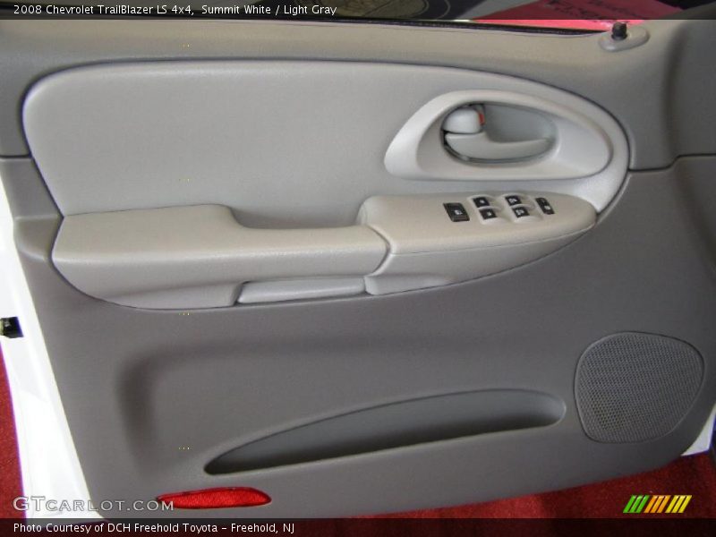Summit White / Light Gray 2008 Chevrolet TrailBlazer LS 4x4