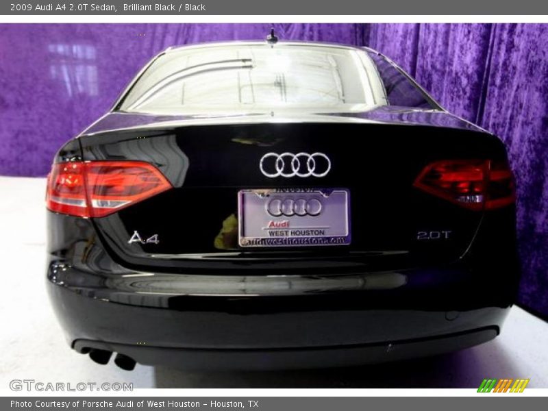 Brilliant Black / Black 2009 Audi A4 2.0T Sedan