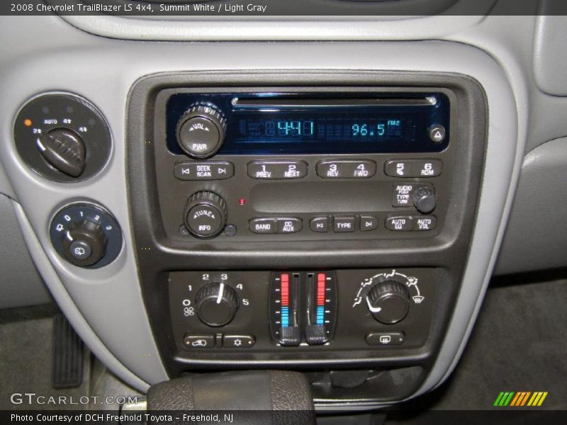 Summit White / Light Gray 2008 Chevrolet TrailBlazer LS 4x4