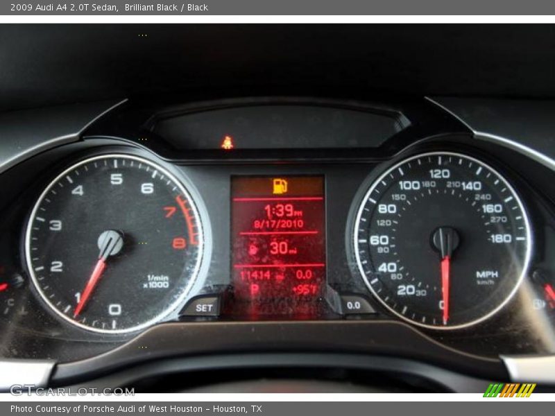Brilliant Black / Black 2009 Audi A4 2.0T Sedan