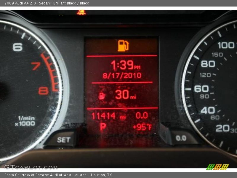 Brilliant Black / Black 2009 Audi A4 2.0T Sedan