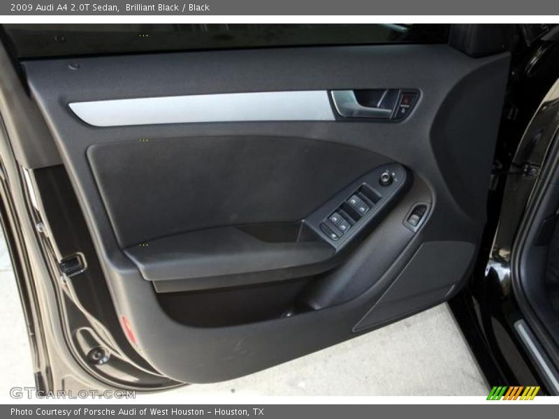 Brilliant Black / Black 2009 Audi A4 2.0T Sedan