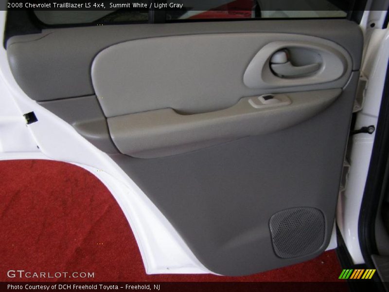 Summit White / Light Gray 2008 Chevrolet TrailBlazer LS 4x4