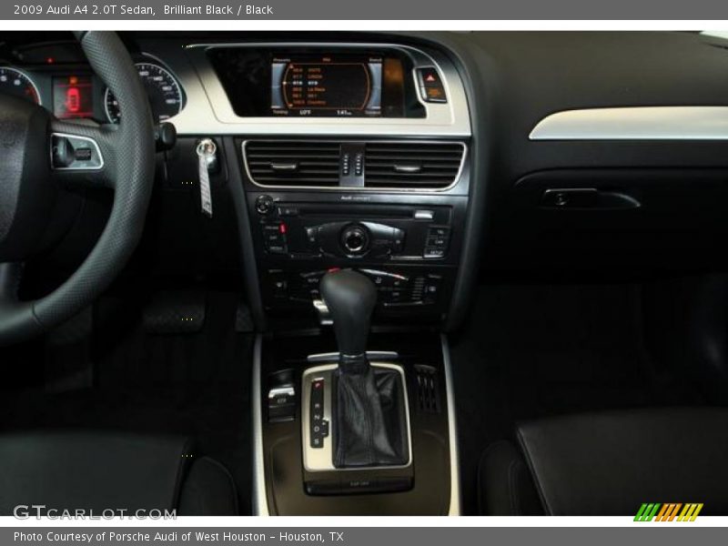 Brilliant Black / Black 2009 Audi A4 2.0T Sedan