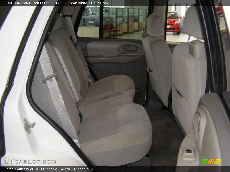 Summit White / Light Gray 2008 Chevrolet TrailBlazer LS 4x4