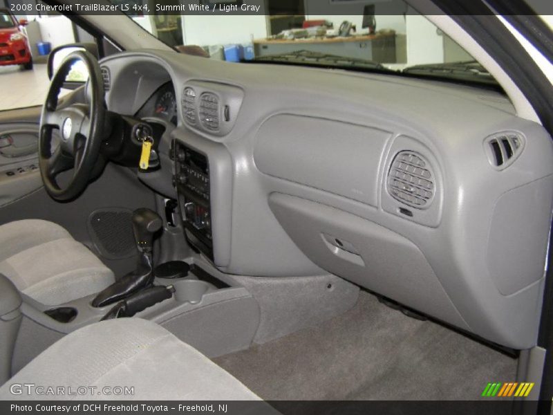 Summit White / Light Gray 2008 Chevrolet TrailBlazer LS 4x4