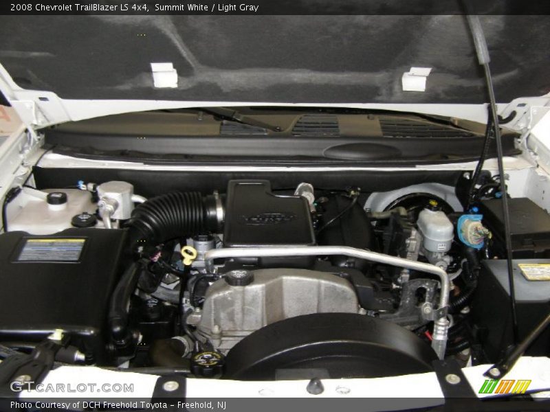 Summit White / Light Gray 2008 Chevrolet TrailBlazer LS 4x4