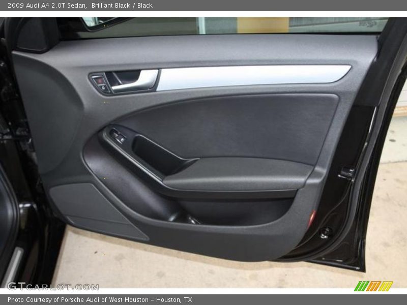 Brilliant Black / Black 2009 Audi A4 2.0T Sedan