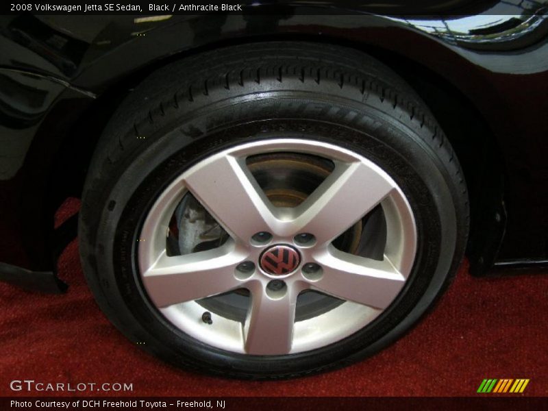 Black / Anthracite Black 2008 Volkswagen Jetta SE Sedan