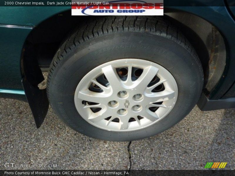 Dark Jade Green Metallic / Light Oak 2000 Chevrolet Impala