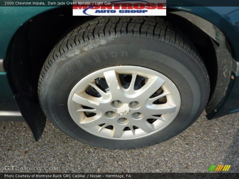 Dark Jade Green Metallic / Light Oak 2000 Chevrolet Impala