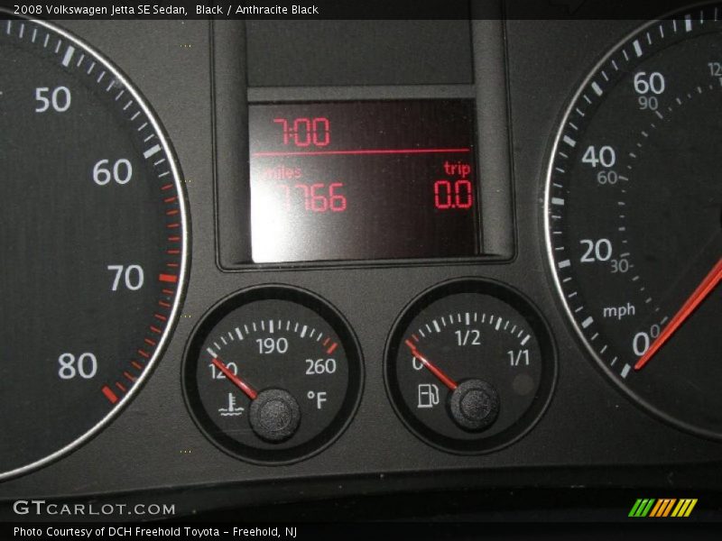 Black / Anthracite Black 2008 Volkswagen Jetta SE Sedan