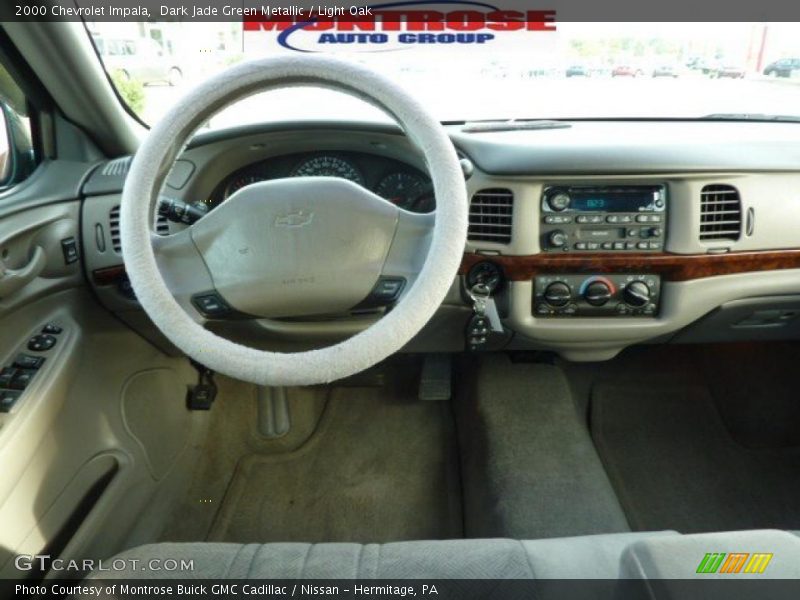 Dark Jade Green Metallic / Light Oak 2000 Chevrolet Impala