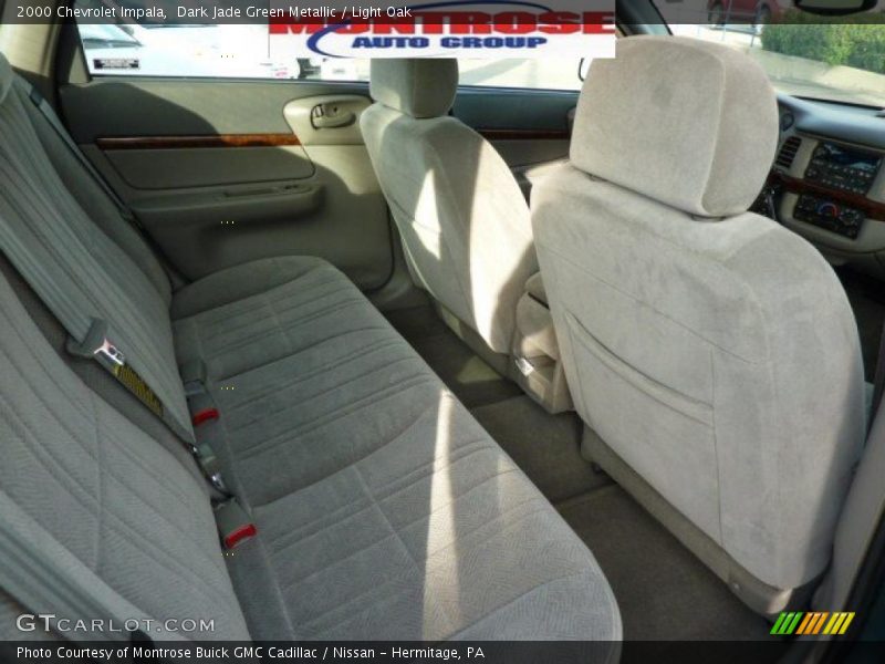 Dark Jade Green Metallic / Light Oak 2000 Chevrolet Impala