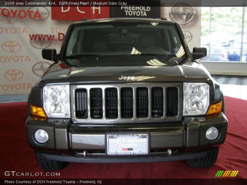 Dark Khaki Pearl / Medium Slate Gray 2006 Jeep Commander 4x4