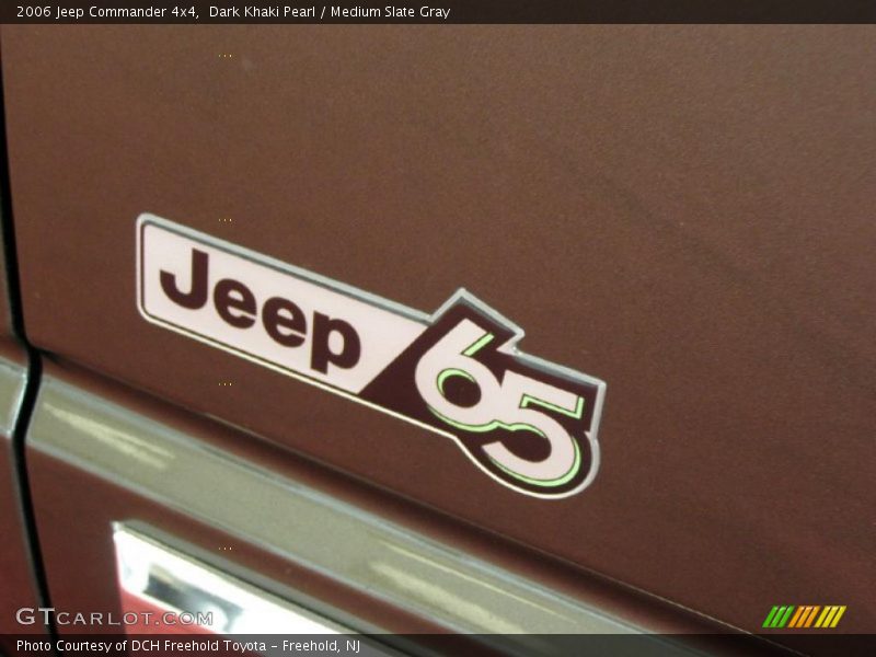 Dark Khaki Pearl / Medium Slate Gray 2006 Jeep Commander 4x4