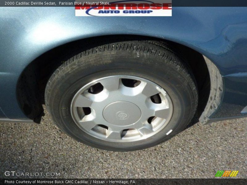 Parisian Blue / Neutral Shale 2000 Cadillac DeVille Sedan