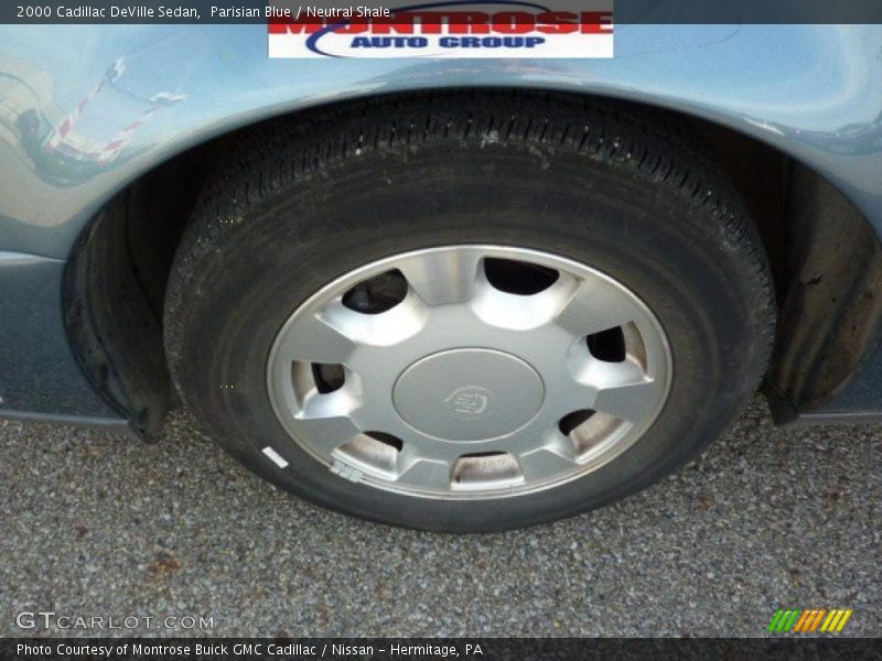 Parisian Blue / Neutral Shale 2000 Cadillac DeVille Sedan
