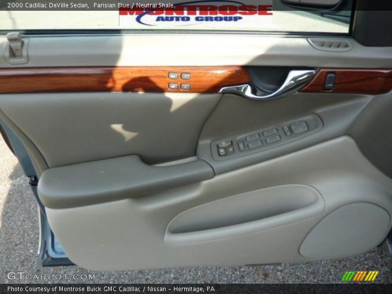 Parisian Blue / Neutral Shale 2000 Cadillac DeVille Sedan