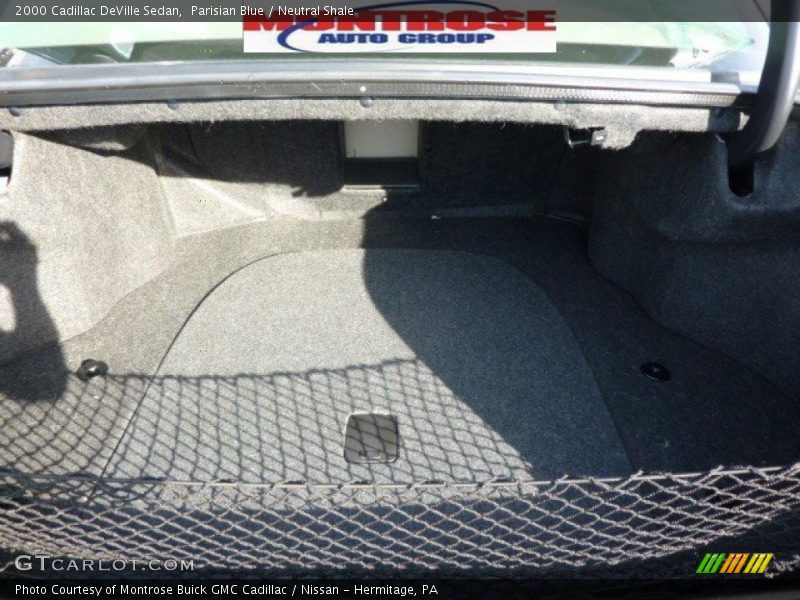 Parisian Blue / Neutral Shale 2000 Cadillac DeVille Sedan