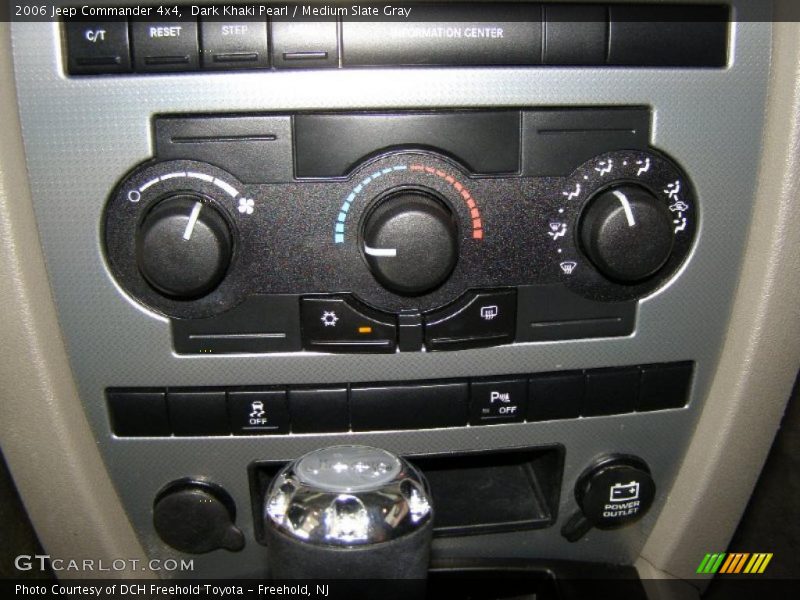 Dark Khaki Pearl / Medium Slate Gray 2006 Jeep Commander 4x4