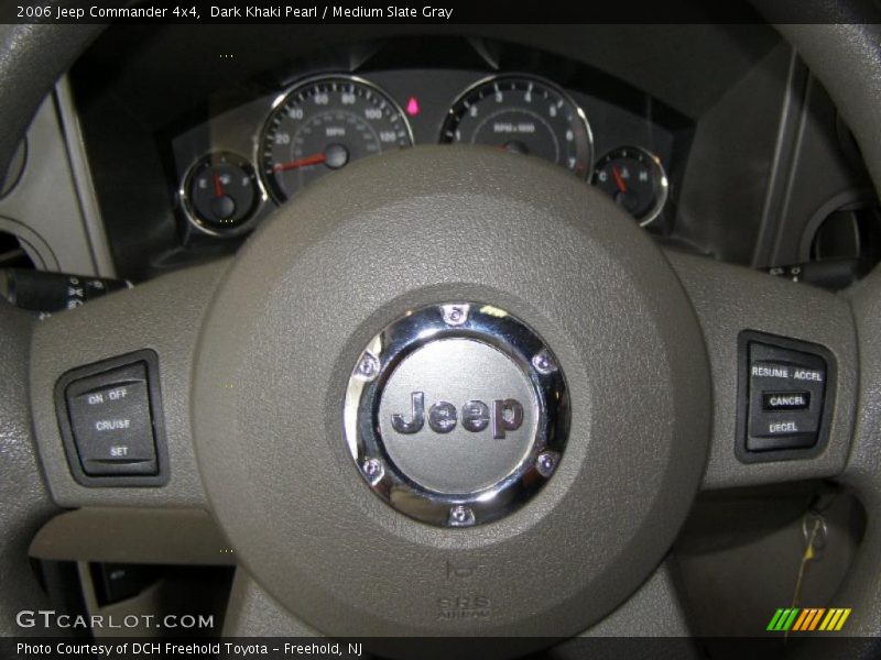 Dark Khaki Pearl / Medium Slate Gray 2006 Jeep Commander 4x4