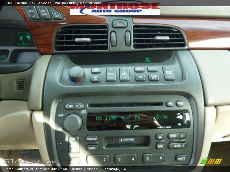 Parisian Blue / Neutral Shale 2000 Cadillac DeVille Sedan