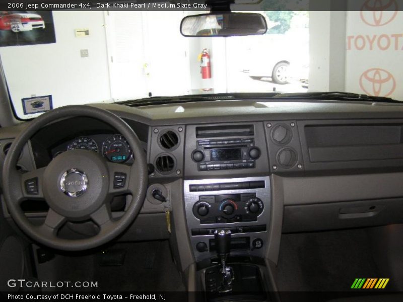 Dark Khaki Pearl / Medium Slate Gray 2006 Jeep Commander 4x4